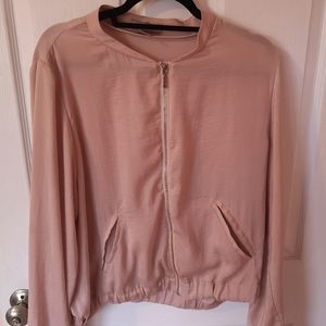 Light pink XL bomber jacket
